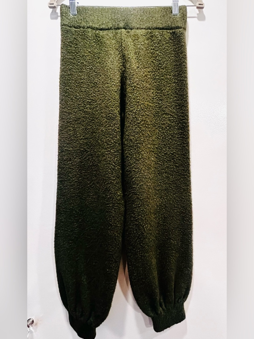 Zara Olive Green Knit Pants